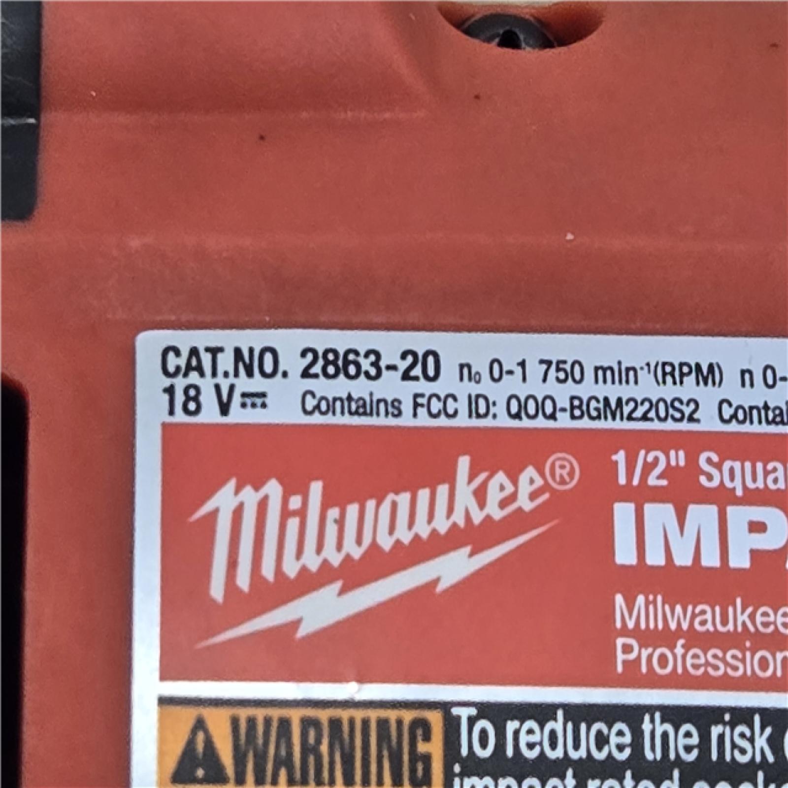 AS-IS Milwaukee M18 FUEL ONE-KEY 18V Cordless 1/2 in. Impact Wrench (Tool-Only)