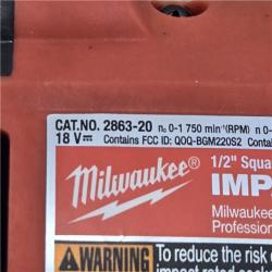 AS-IS Milwaukee M18 FUEL ONE-KEY 18V Cordless 1/2 in. Impact Wrench (Tool-Only)