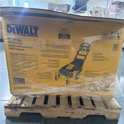 CALIFORNIA AS IS DEWALT DW12ABW6RK039 28” SELF PROPELLED MOWER