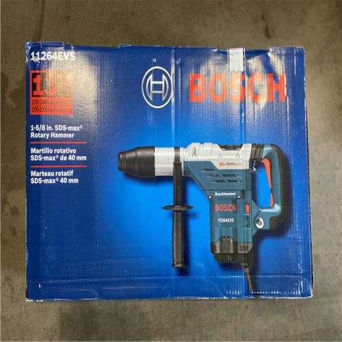 NEW! - Bosch 13 Amp Corded 1-5/8 in. SDS-max Variable Speed Rotary Hammer Drill with Auxiliary Side Handle and Carrying Case