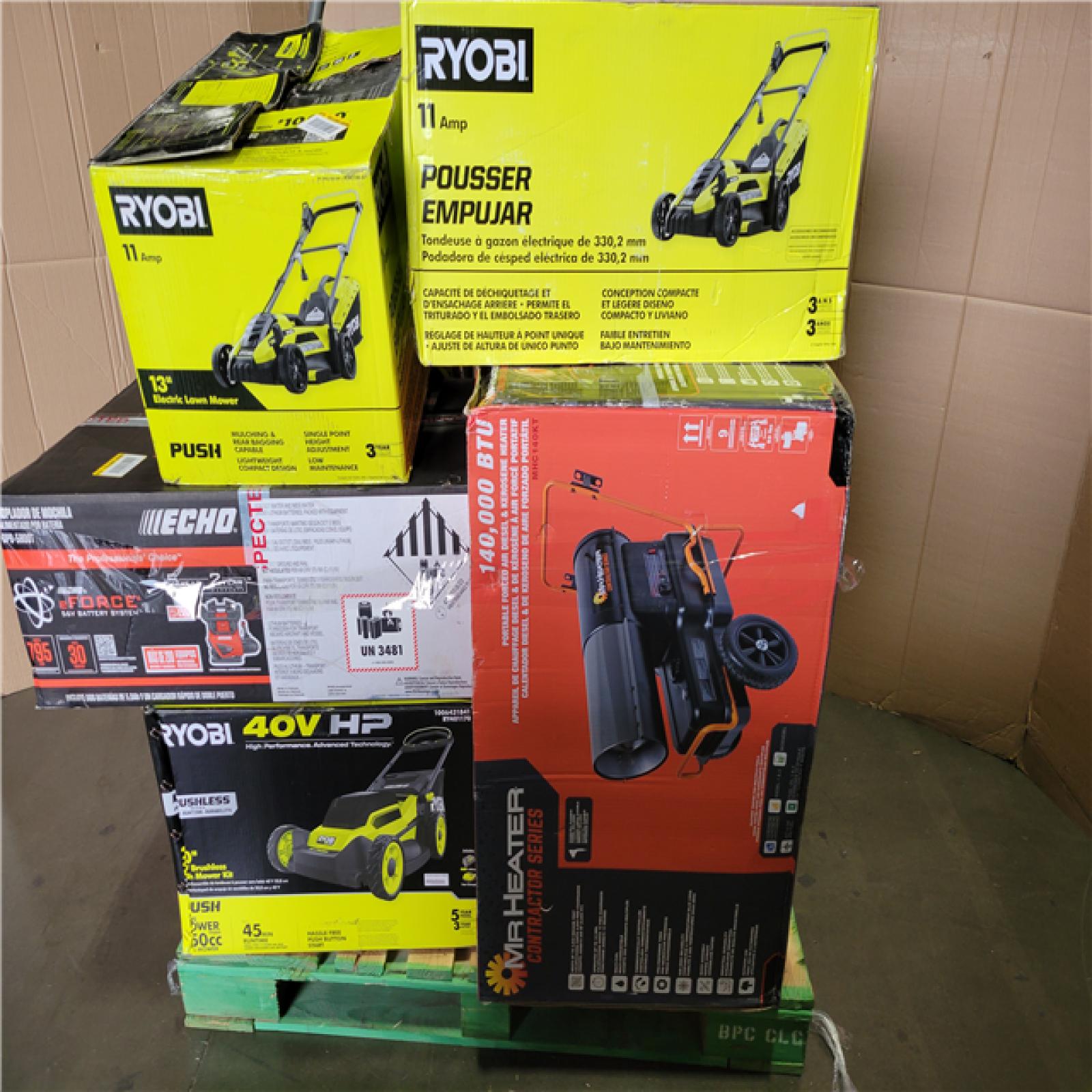 CALIFORNIA AS-IS OUTDOOR POWER EQUIPMENT