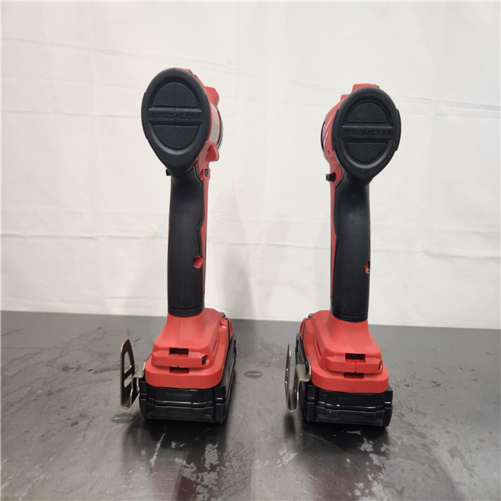 AS-IS- Milwaukee M18 Compact Brushless 2-Tool Combo Kit