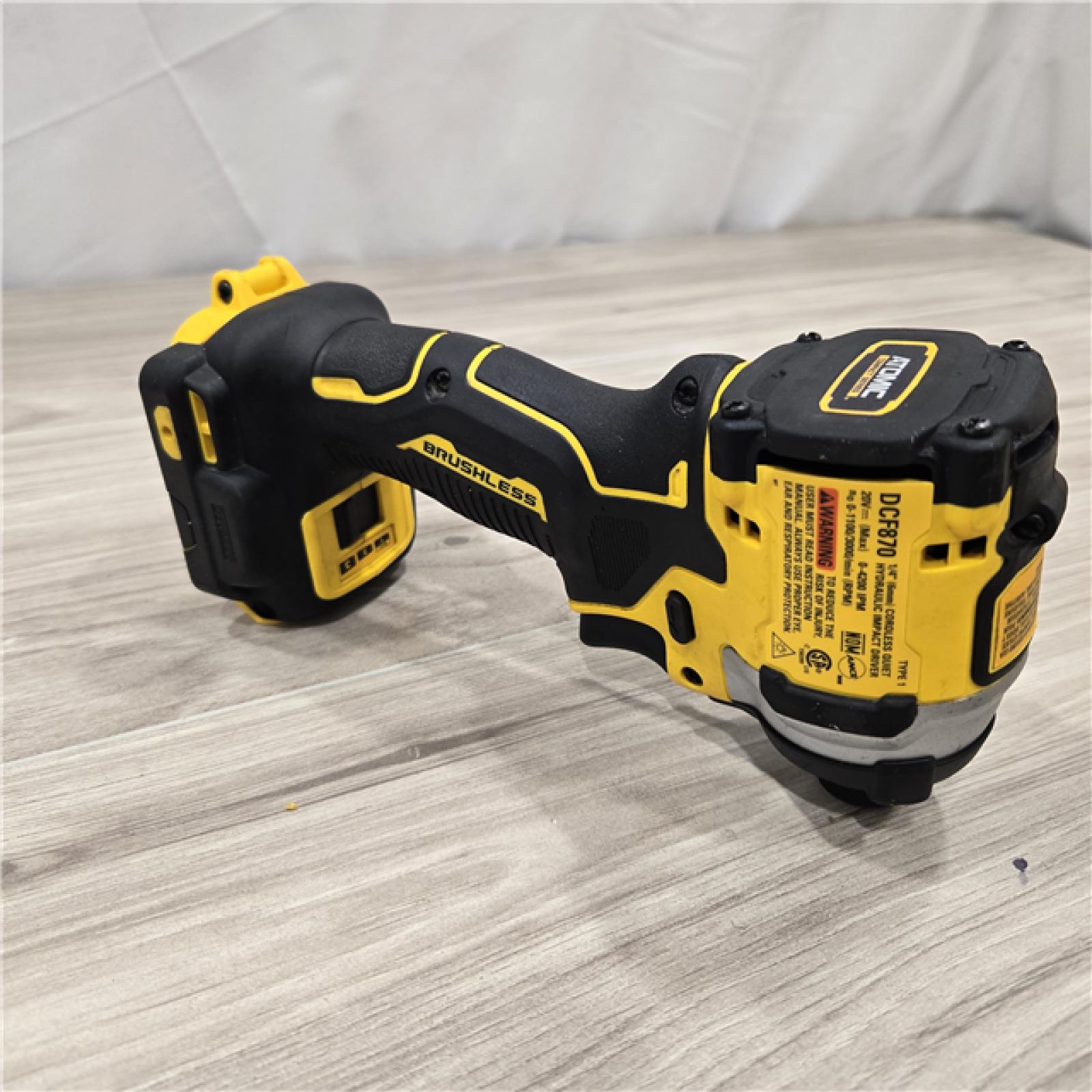 AS-IS DEWALT 20V MAX* XR Cordless Hydraulic Impact Driver (Tool-Only)