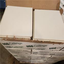 Phoenix NEW USG Ceiling Wood Fiber Ceiling Tile White (1 152 sq. ft/ 36 Cases)