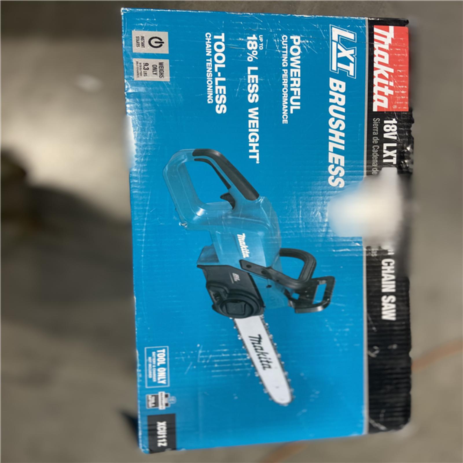 NEW! - Makita LXT 14 in. 18V Lithium-Ion Brushless Battery Electric Chainsaw