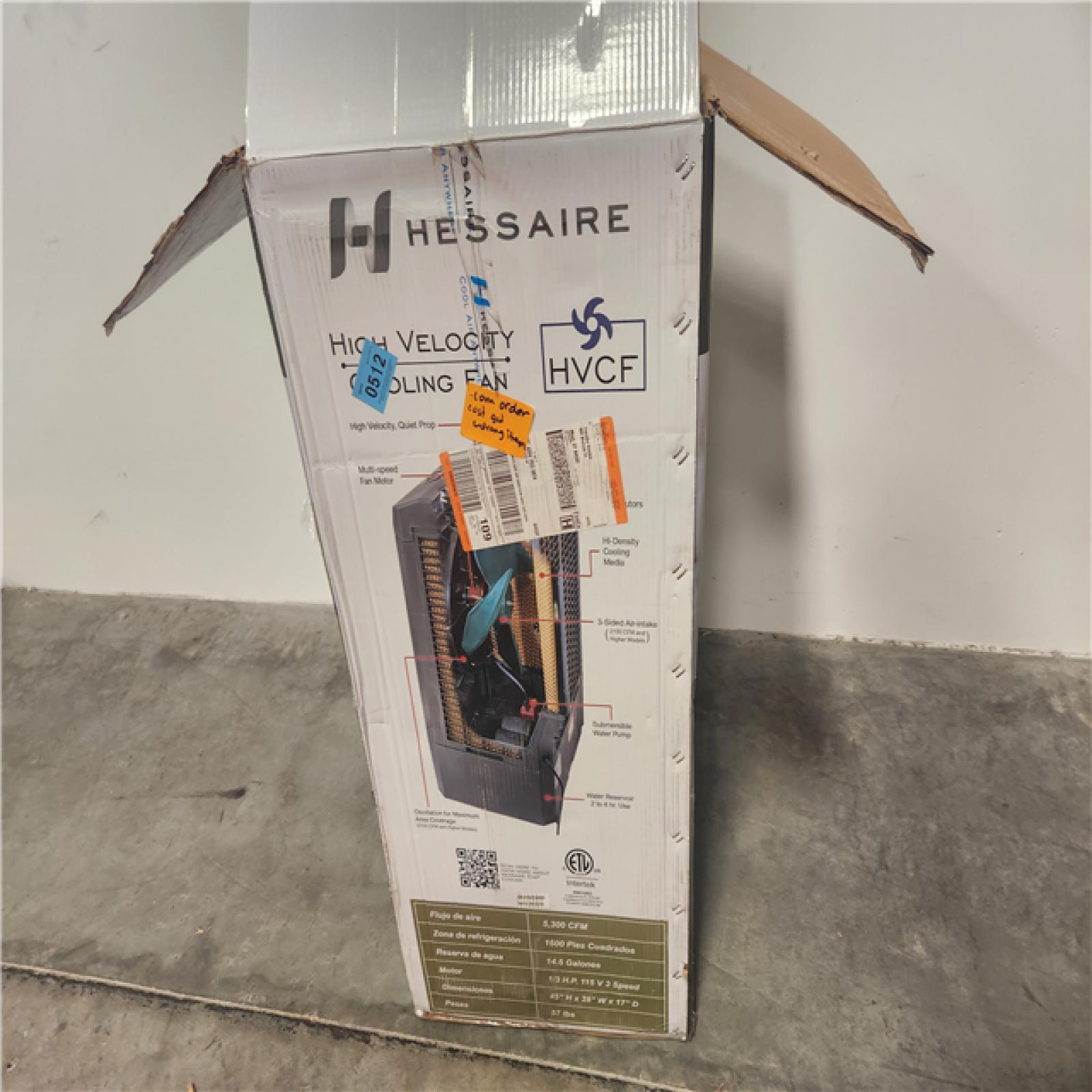 California AS-IS Hessair High Velocity Cooling Fan