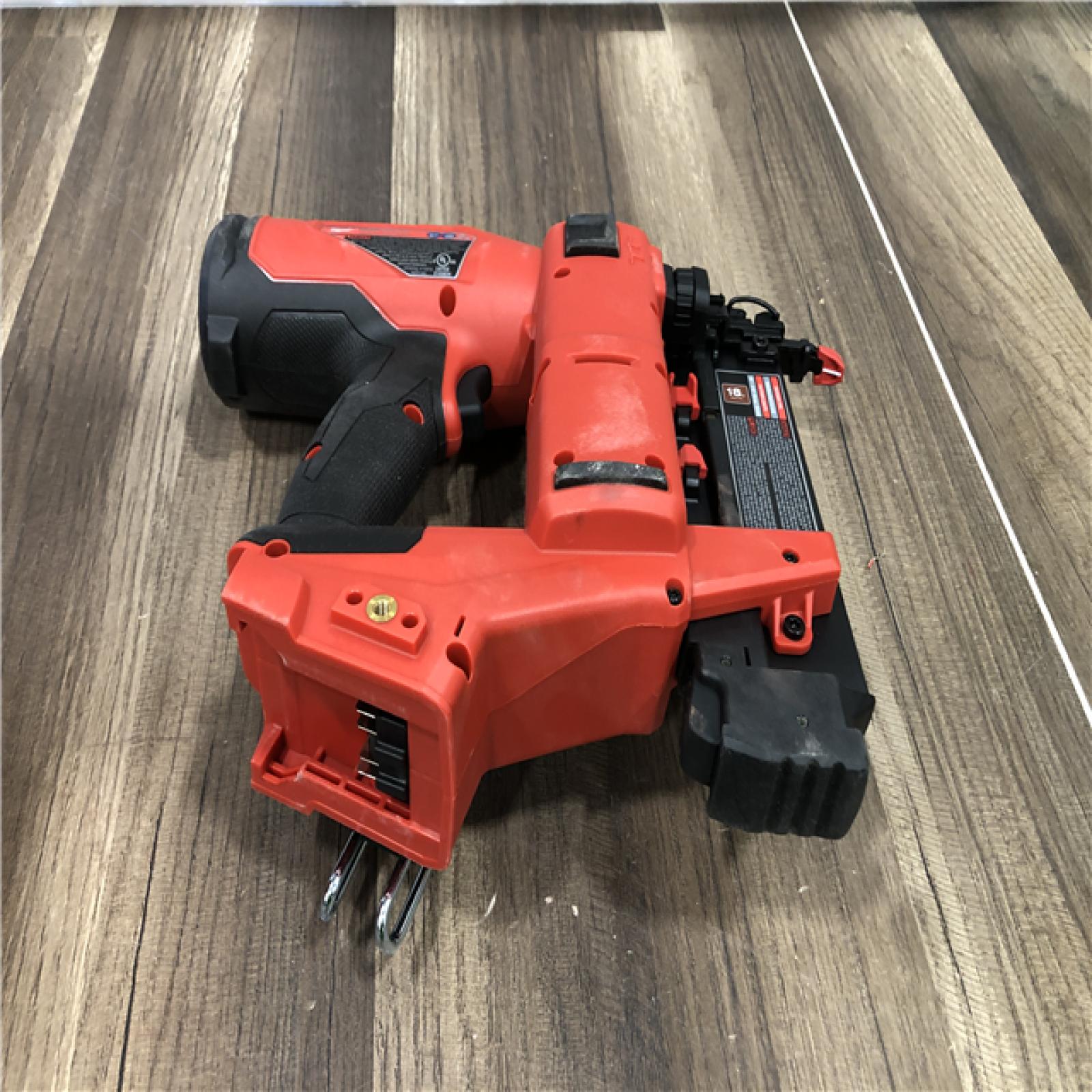 AS-IS Milwaukee FUEL 18-Volt Lithium-Ion Brushless Cordless Gen II 18-Gauge Brad Nailer (Tool-Only)