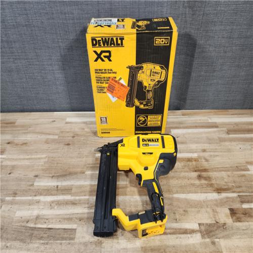 HOUSTON LOCATION - AS-IS DEWALT 20V MAX XR Lithium-Ion Electric Cordless 18-Gauge Brad Nailer (Tool Only)