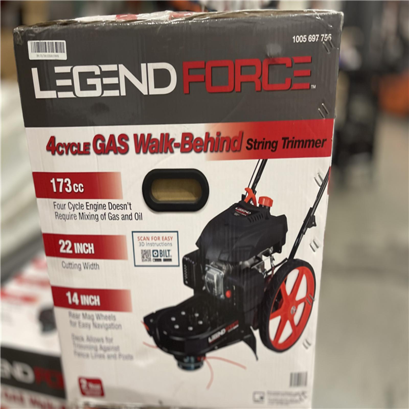 NEW! - Legend Force 22 in. 173 cc Gas Walk Behind String Trimmer/Mower