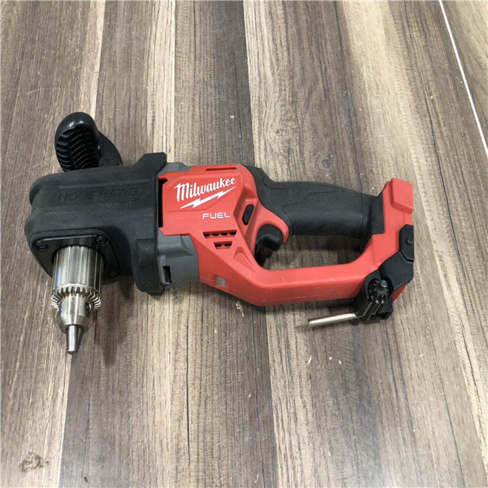 AS-IS Milwaukee FUEL GEN II 18V Lithium-Ion Brushless Cordless 1/2 in. Hole Hawg Right Angle Drill (Tool-Only)
