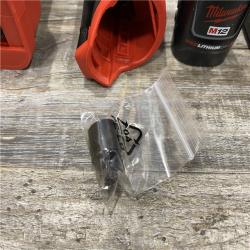 AS-IS Milwaukee 12/18V Lithium-Ion Cordless 3/8 in. Ratchet and 1/2 in. High Torque Impact Wrench with Friction Ring Combo Kit