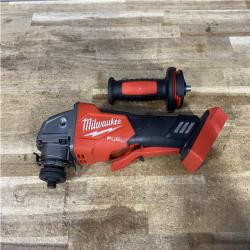 Houston Location AS-IS Milwaukee FUEL 18V Lithium-Ion Brushless Cordless 4-1/2 in./5 in. Grinder w/Paddle Switch (Tool-Only)