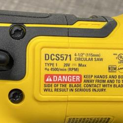 AS-IS DEWALT ATOMIC 20V MAX Cordless Brushless 4-1/2 in. Circular Saw (Tool Only)