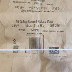 Phoenix NEW The Home Depot 30 Gal. Paper Lawn and Leaf Bags Pallet