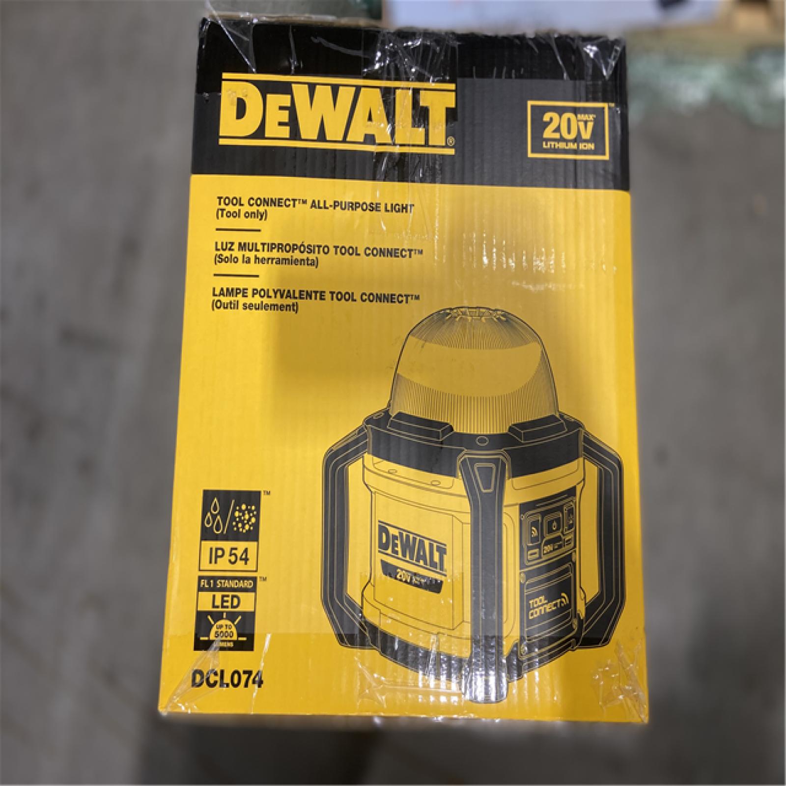 NEW! -  DEWALT 20V MAX All Purpose Cordless Work Light (Tool Only)