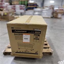 DALLAS LOCATION- NEW!- Husky Standard Duty 46 in. W x 18 in. D 9-Drawer Gloss Tan Mobile Workbench Cabinet with Solid Wood Top