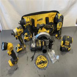 AS-IS - DEWALT 20-Volt MAX Lithium-Ion Cordless 6-Tool Combo Kit