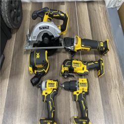 AS-IS  Dewalt 20-Volt MAX ToughSystem Lithium-Ion 6-Tool Cordless Combo Kit