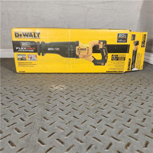 Houston Location - AS-IS Dewalt 20V MAX Brushless Cordless Reciprocating Saw with Flexvolt ADVANTAGE Bare Tool Only