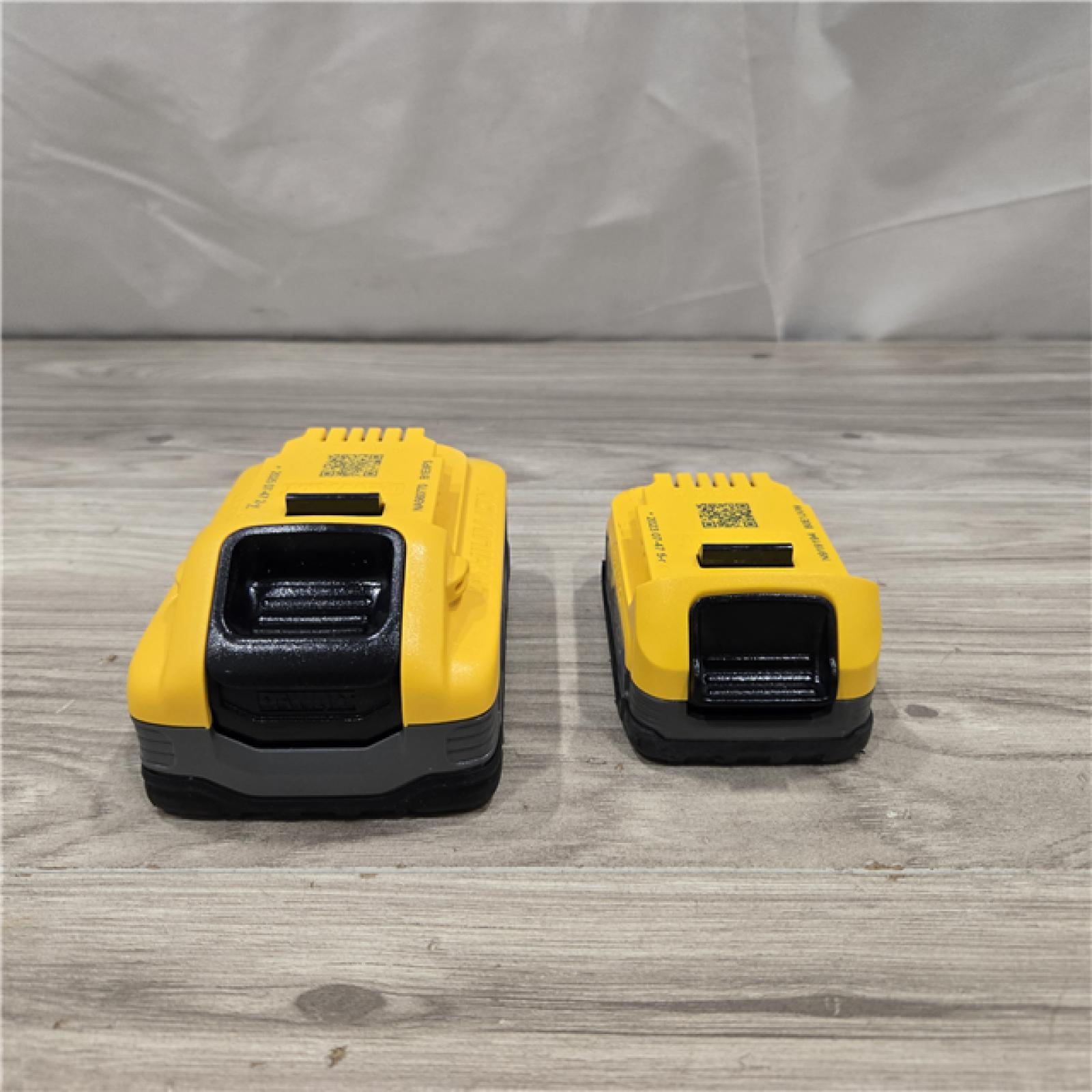 AS-IS Dewalt DCBP315-2C 20V MAX POWERSTACK Batteries and Charger Starter Kit