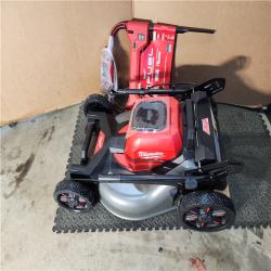 HOUSTON LOCATION - AS-IS Milwaukee M18 FUEL Brushless Cordless 21 in. Walk Behind Dual Battery Self-Propelled Mower Kit (TOOL ONLY)
