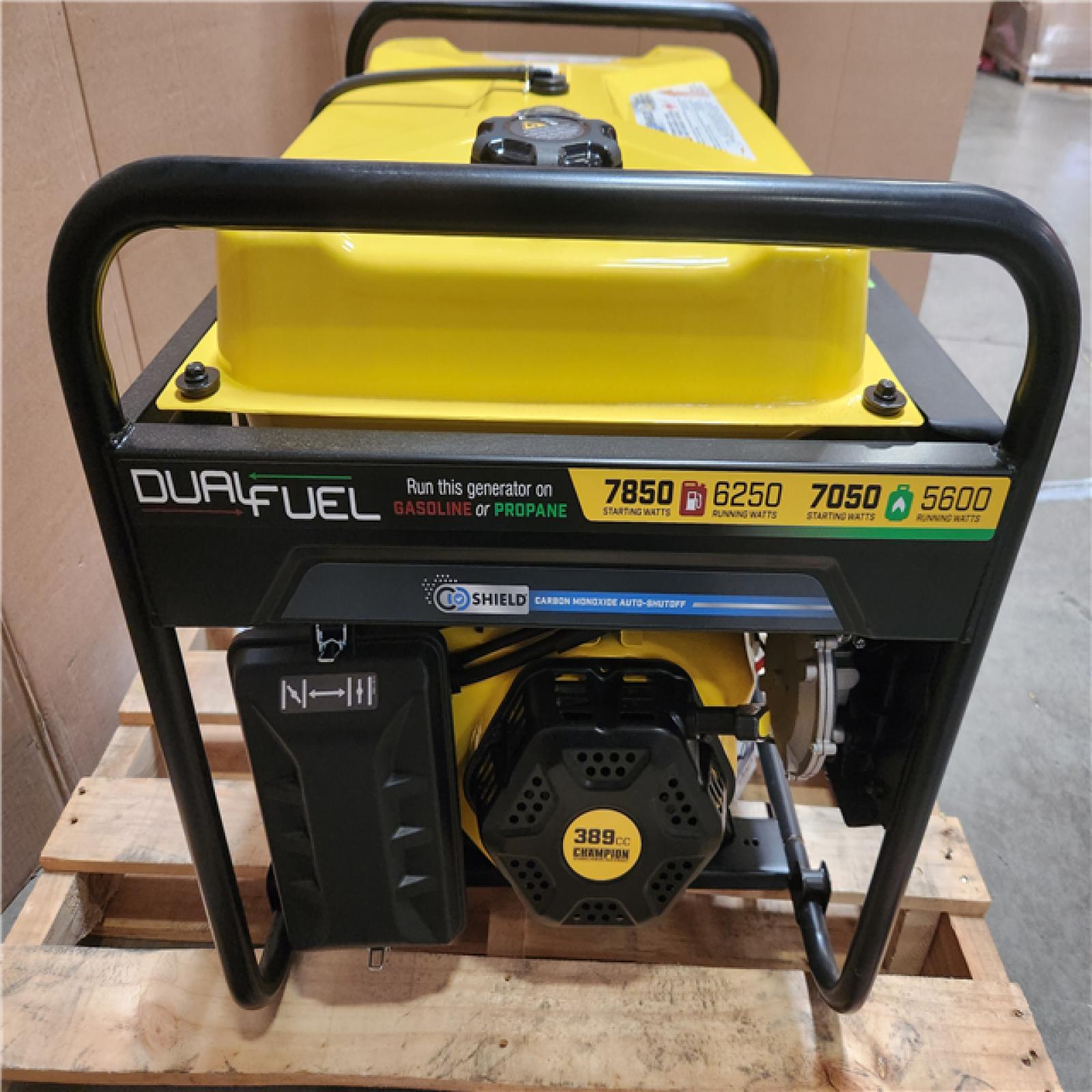 Phoenix LIKE NEW Champion Power Equipment 7850/6250-Watt Recoil Start Dual Fuel Portable Generator w/ Free 3-Year Warranty for Home Backup and Storm Prep