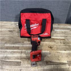 Houston Location AS-IS  Milwaukee FUEL 18V Lithium-Ion Brushless Cordless 1/4 in. Hex Impact Driver (Tool-Only)