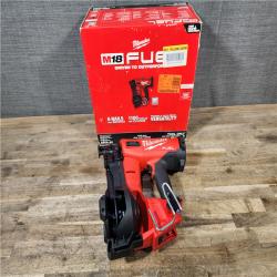 HOUSTON LOCATION - AS-IS (APPEARS LIKE NEW) Milwaukee M18 FUEL 18-Volt Lithium-Ion Brushless Cordless Coil Roofing Nailer (Tool Only)