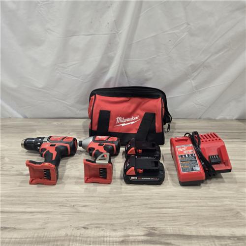 AS-IS Milwaukee 18V Cordless 2-Tool Drill/Driver and Impact Driver Kit