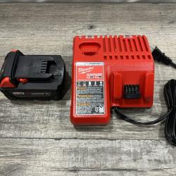 AS-IS Milwaukee 18-Volt Lithium-Ion XC Starter Kit with One 5.0Ah Battery and Charger