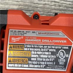 AS-IS Milwaukee FUEL 18V Lithium-Ion Brushless Cordless Hammer Drill and Impact Driver Combo Kit