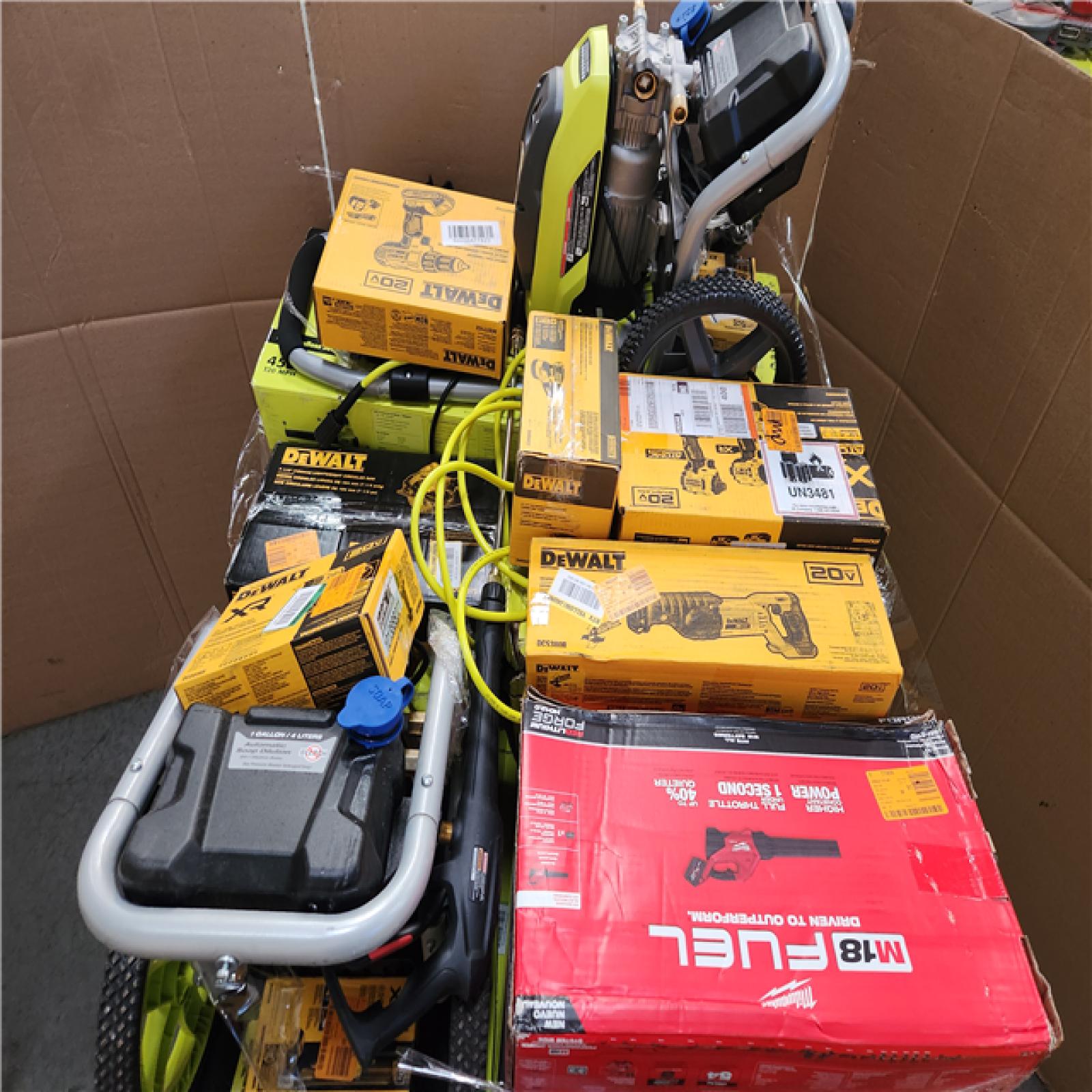 CALIFORNIA AS-IS TOOL PALLET