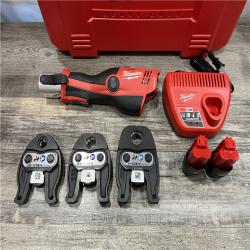 AS-IS Milwaukee 12-Volt Lithium-Ion Force Logic Cordless Press Tool Kit