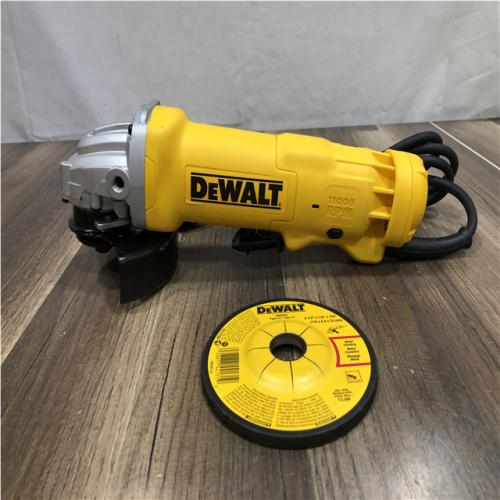 AS-IS DEWALT 11 Amp Corded 4.5 in. Small Angle Grinder