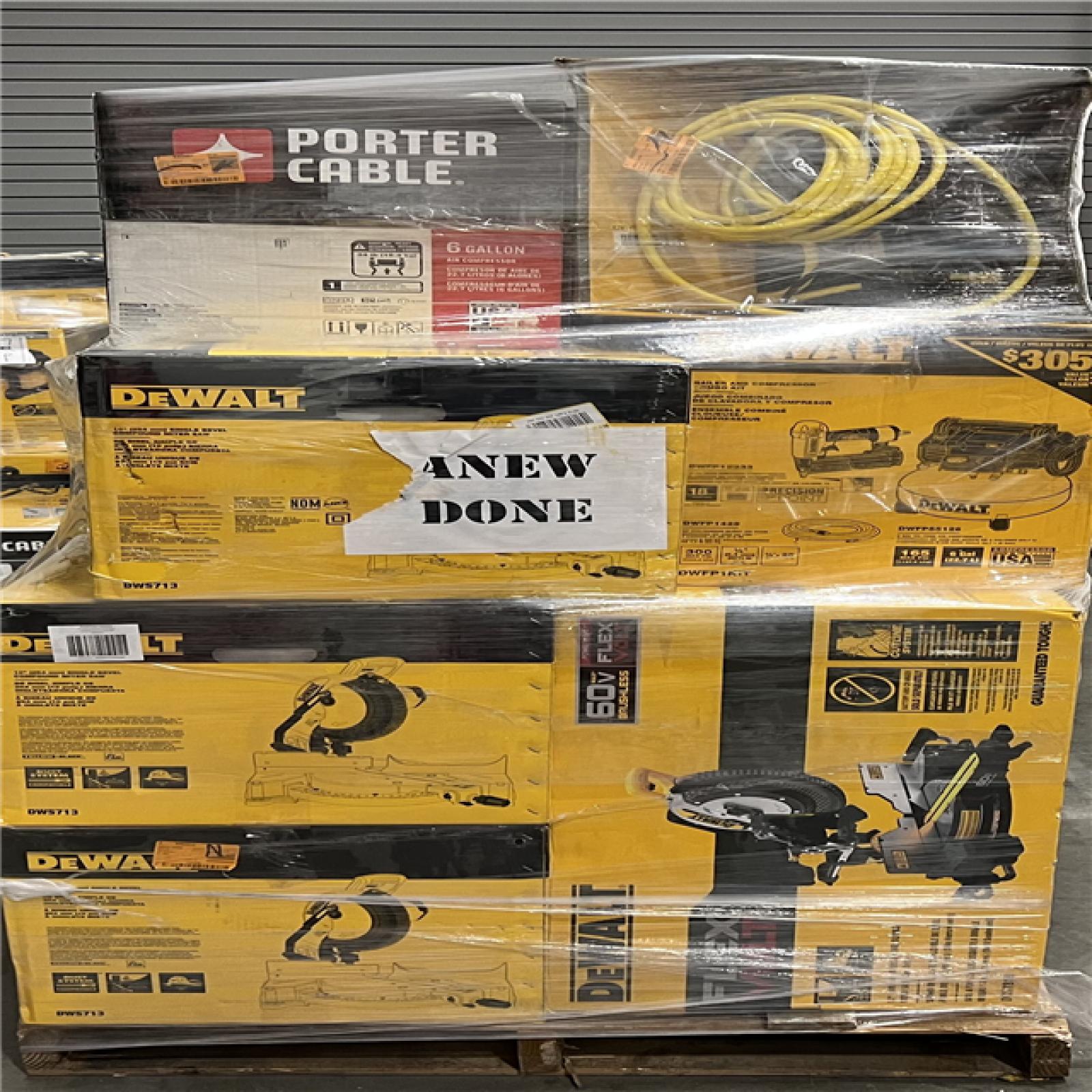 Dallas Location - As-Is DEWALT Tool Pallet