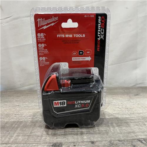 NEW - Milwaukee 18-Volt 5.0 Ah Lithium-Ion XC Extended Capacity Battery Pack