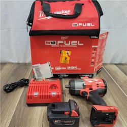 AS-IS Milwaukee M18 1/2 in. Cordless Brushless High Torque Impact Wrench Kit (Battery & Charger)