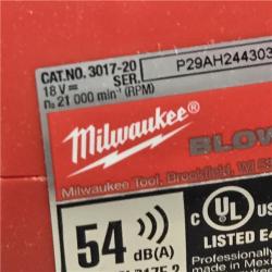 AS-IS Milwaukee M18 FUEL 18V Cordless Handheld Blower (Tool-Only)