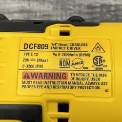 AS-IS DEWALT Atomic 20V Max Lithium-Ion Brushless Cordless Compact 1/4 in. Impact Driver Kit