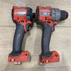 AS-IS Milwaukee FUEL 18V Lithium-Ion Brushless Cordless Hammer Drill and Impact Driver Combo Kit