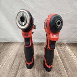 AS-IS- Milwaukee 12V Brushless Hammer Drill and Impact Driver Combo Kit