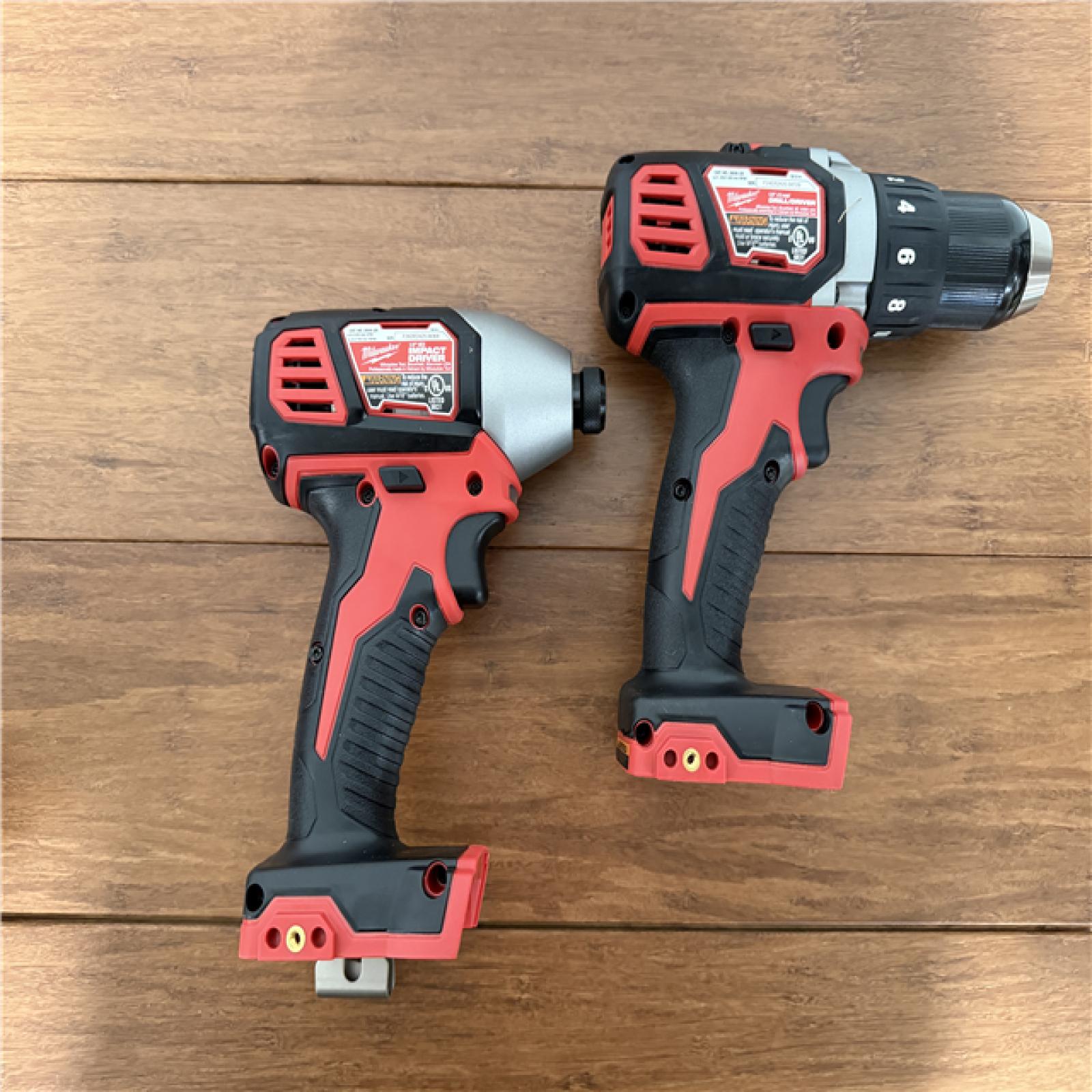 CALIFORNIA NEW Millwaukee 2-Tool Combo Kit, includes (2) 1.5 AH Batteries, Charger & Tool Bag