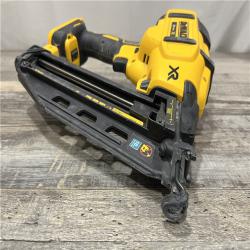 AS-IS DEWALT 20V MAX XR Lithium-Ion Electric Cordless 16-Gauge Angled Finishing Nailer (Tool Only)