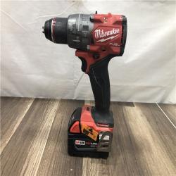 AS-IS Milwaukee M18 FUEL 18V Lithium-Ion Brushless Cordless 1/2 in. Hammer Drill Driver Kit