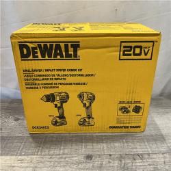 NEW - DEWALT 20V MAX Cordless Drill/Impact 2 Tool Combo Kit