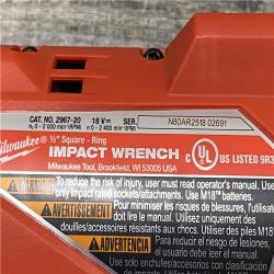 AS-IS Milwaukee FUEL 1/2 High Torque Impact Wrench with Friction Ring Kit