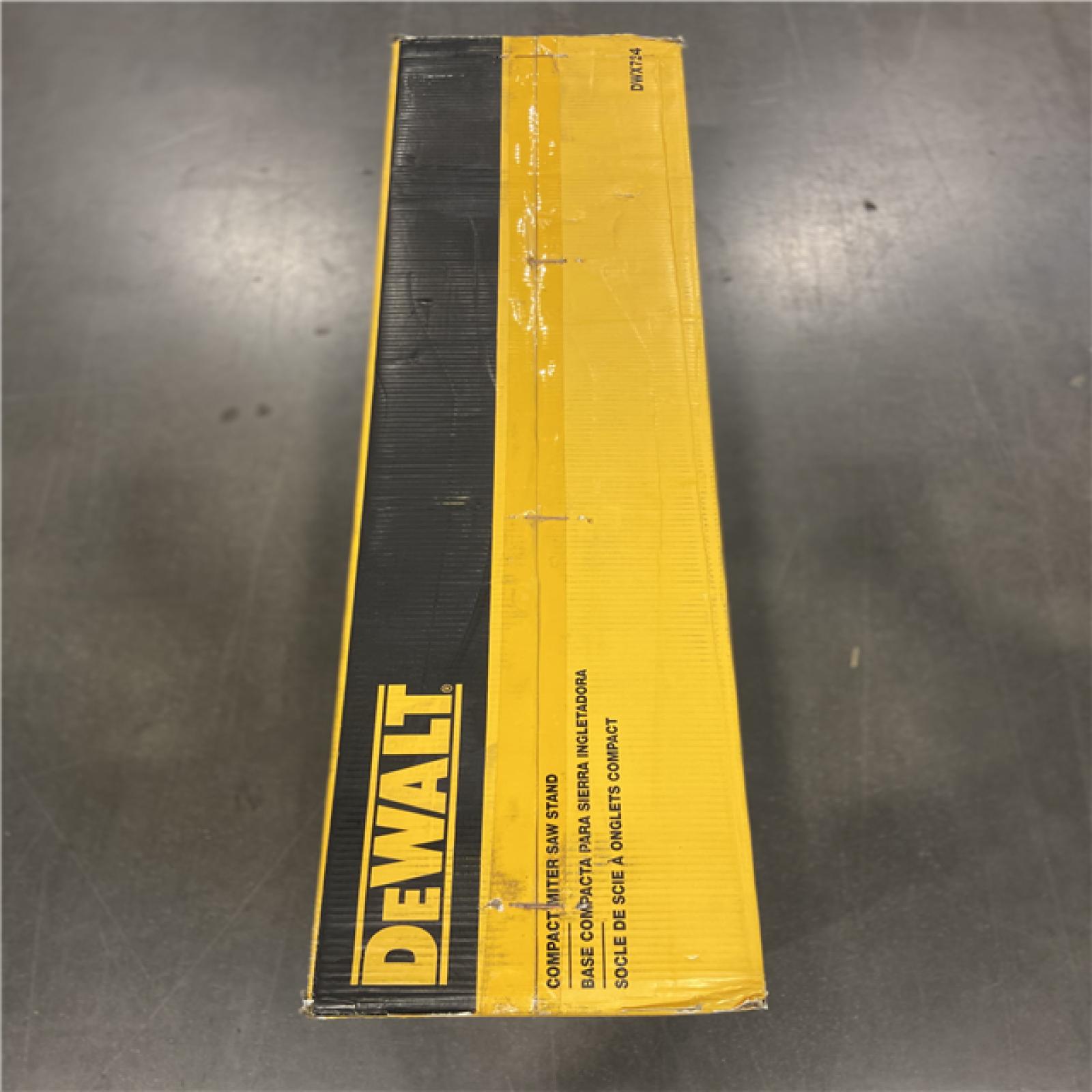 AS-IS - DEWALT 29.8 lbs. Compact Miter Saw Stand with 500 lbs. Capacity