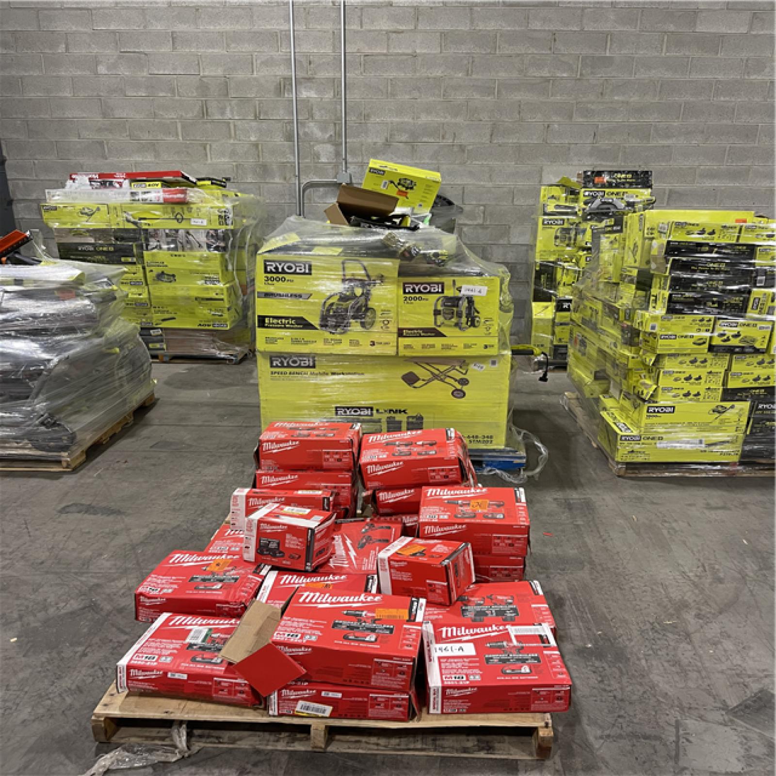 Pittston Location As-Is Power Tools Partial Truckload (7 pallets) 1461-A