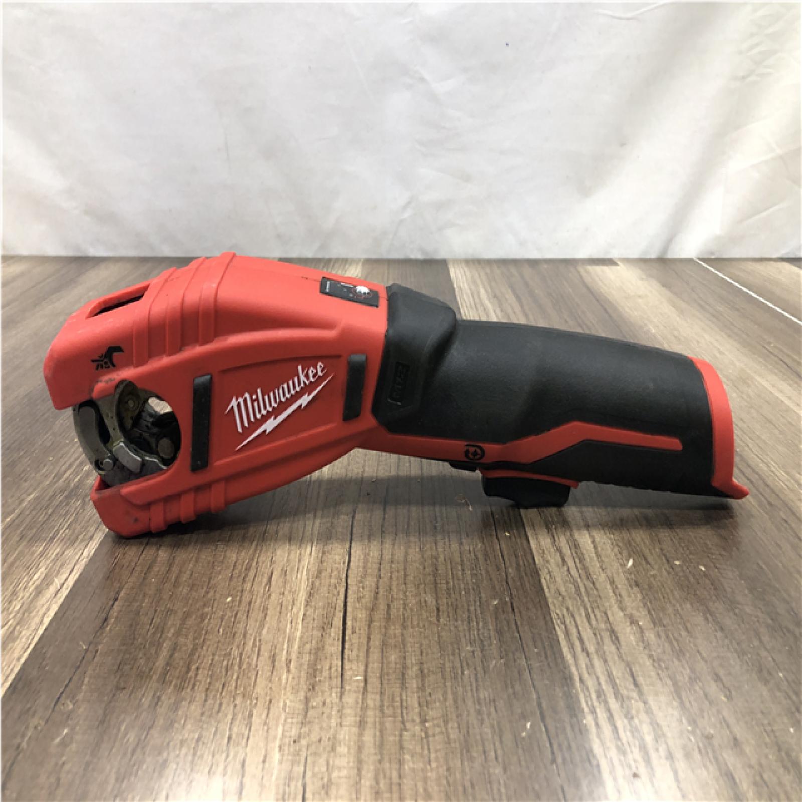 AS-IS Milwaukee 12V Lithium-Ion Cordless Copper Tubing Cutter (Tool-Only)