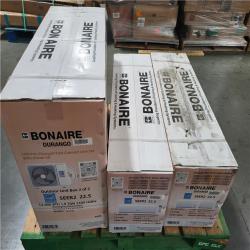 CALIFORNIA AS-IS BONAIRE DURANGO 12000 BTU HEATING AND COOLING SYSTEMS
